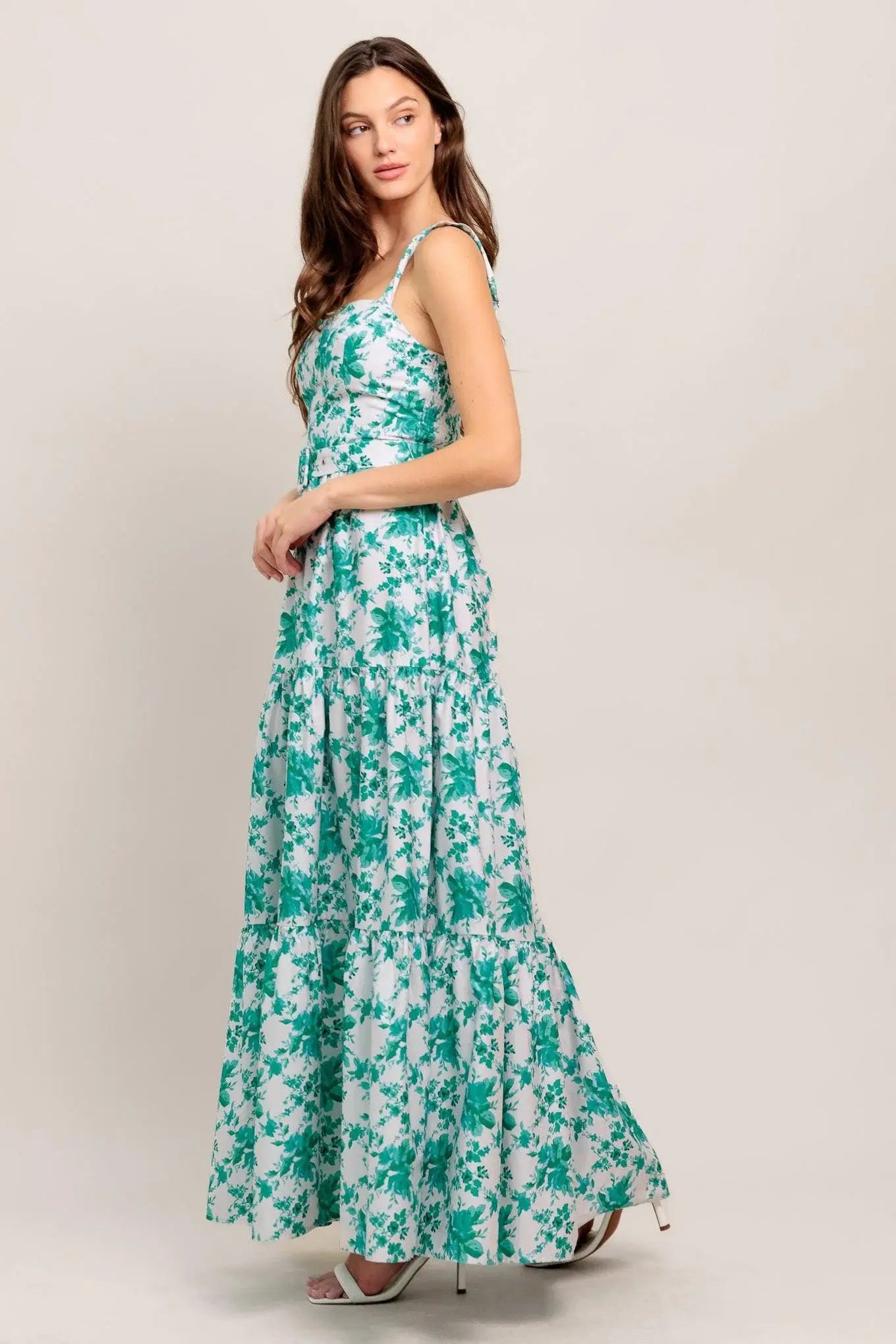 LOVE GROWS HERE WOVEN MAXI DRESS - Flying Tomato - Flyclothing LLC