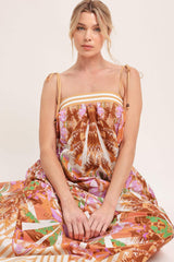 PALM OASIS WOVEN MAXI DRESS