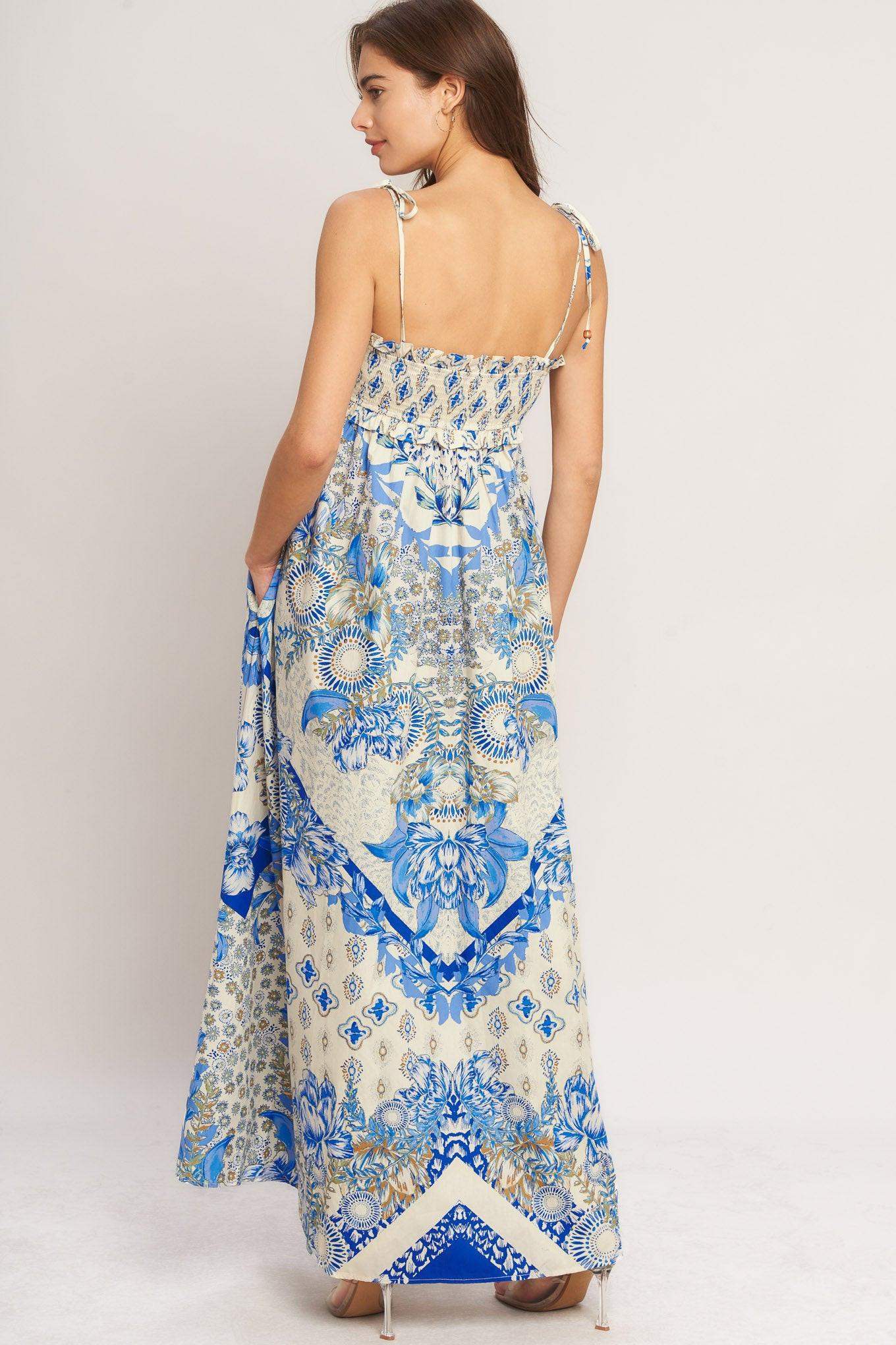 COASTAL DREAM WOVEN MAXI DRESS - Flying Tomato - Flyclothing LLC