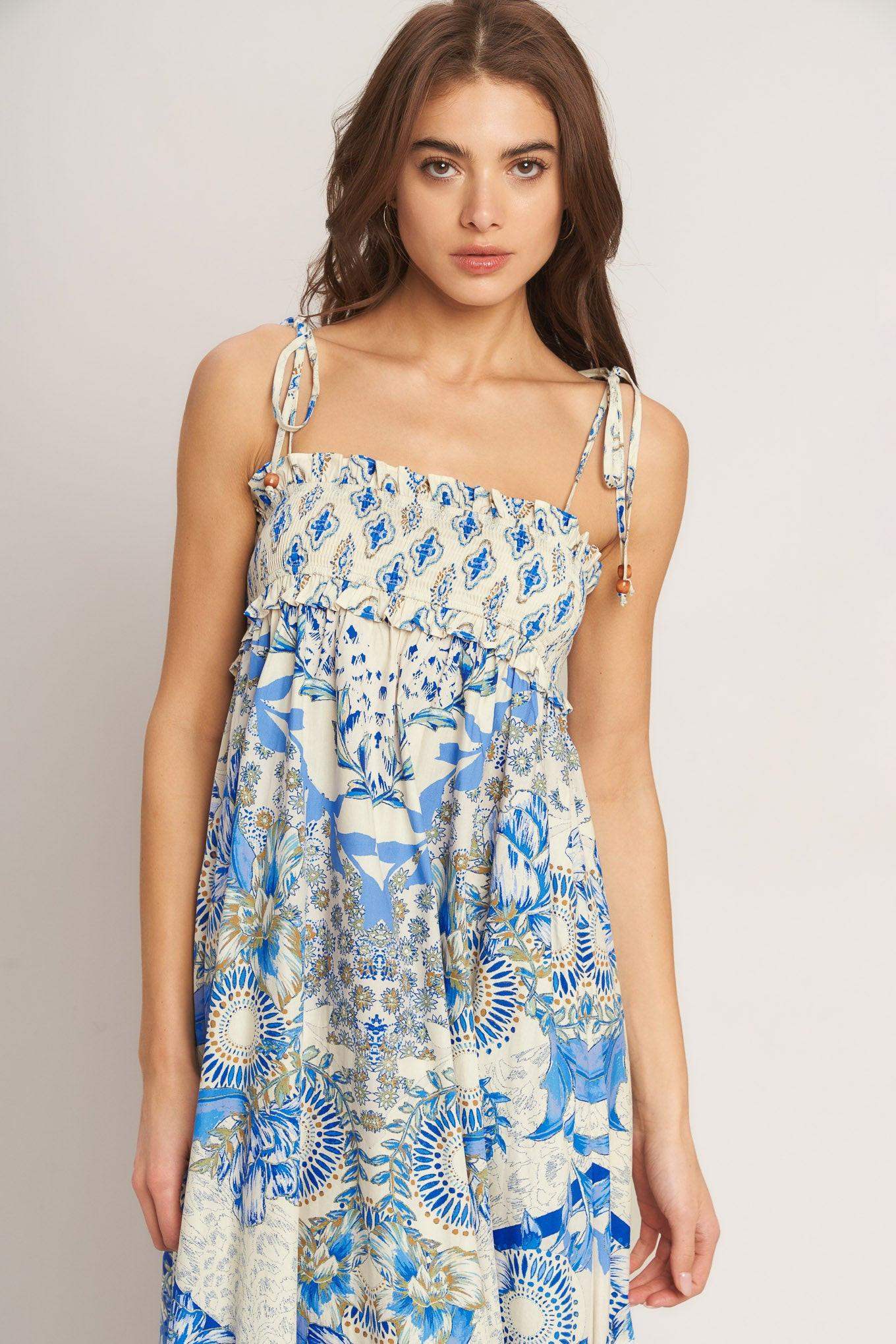 COASTAL DREAM WOVEN MAXI DRESS - Flying Tomato - Flyclothing LLC