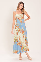 SUMMER SERENADE WOVEN MIDI DRESS - Flying Tomato - Flyclothing LLC