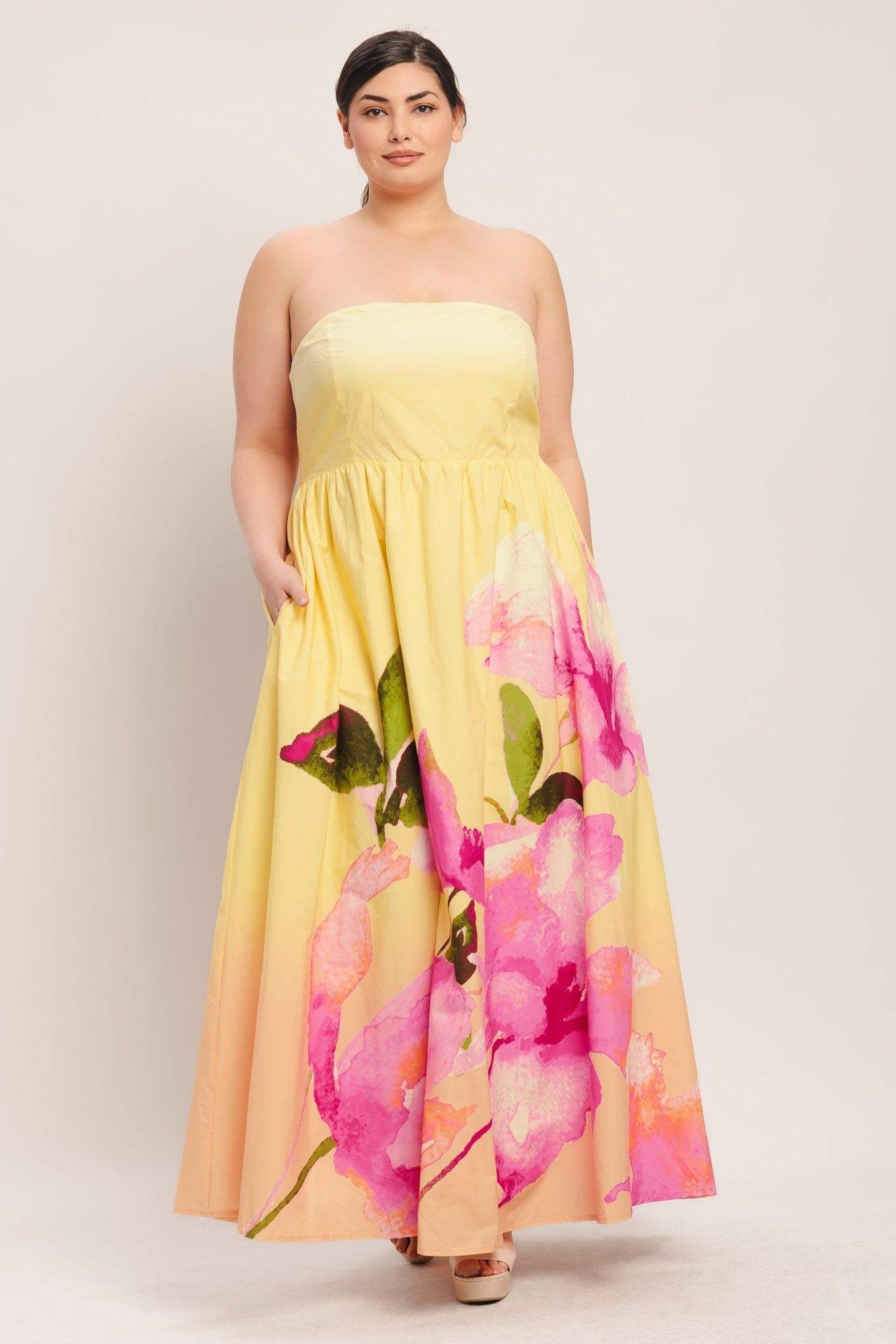 DREAMY OMBRE WOVEN MAXI DRESS - Flying Tomato - Flyclothing LLC