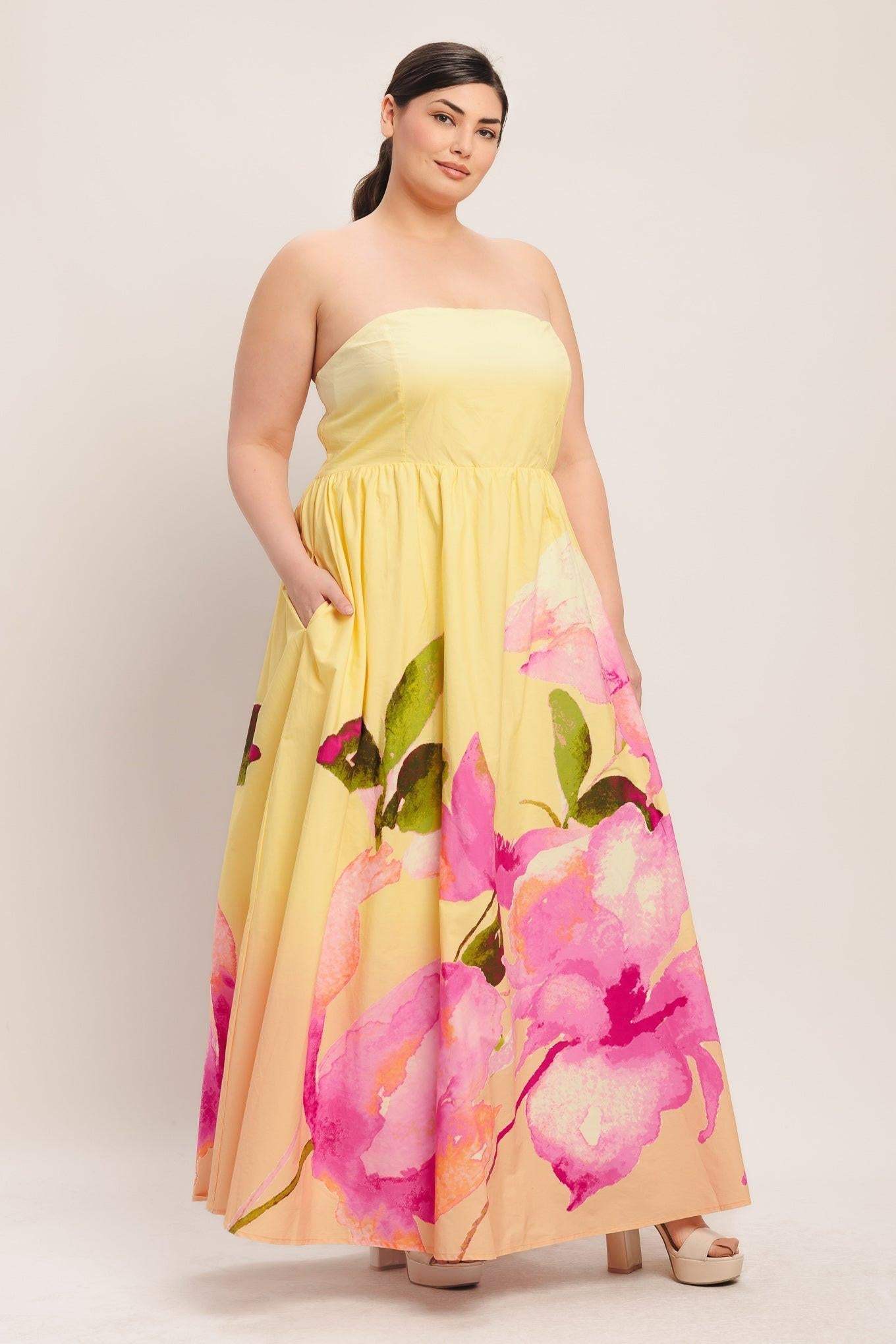 DREAMY OMBRE WOVEN MAXI DRESS - Flying Tomato - Flyclothing LLC