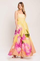 DREAMY OMBRE WOVEN MAXI DRESS - Flying Tomato - Flyclothing LLC