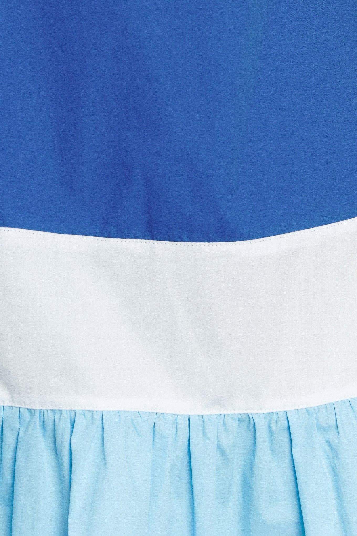 SEASIDE SWEETHEART COLOR BLOCKED MINI DRESS - Flying Tomato - Flyclothing LLC