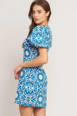 CITY VIBE WOVEN MINI DRESS - Flying Tomato - Flyclothing LLC