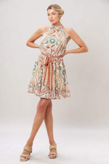 SOFT VOYAGE WOVEN MINI DRESS - Flying Tomato - Flyclothing LLC