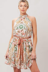 SOFT VOYAGE WOVEN MINI DRESS - Flying Tomato - Flyclothing LLC
