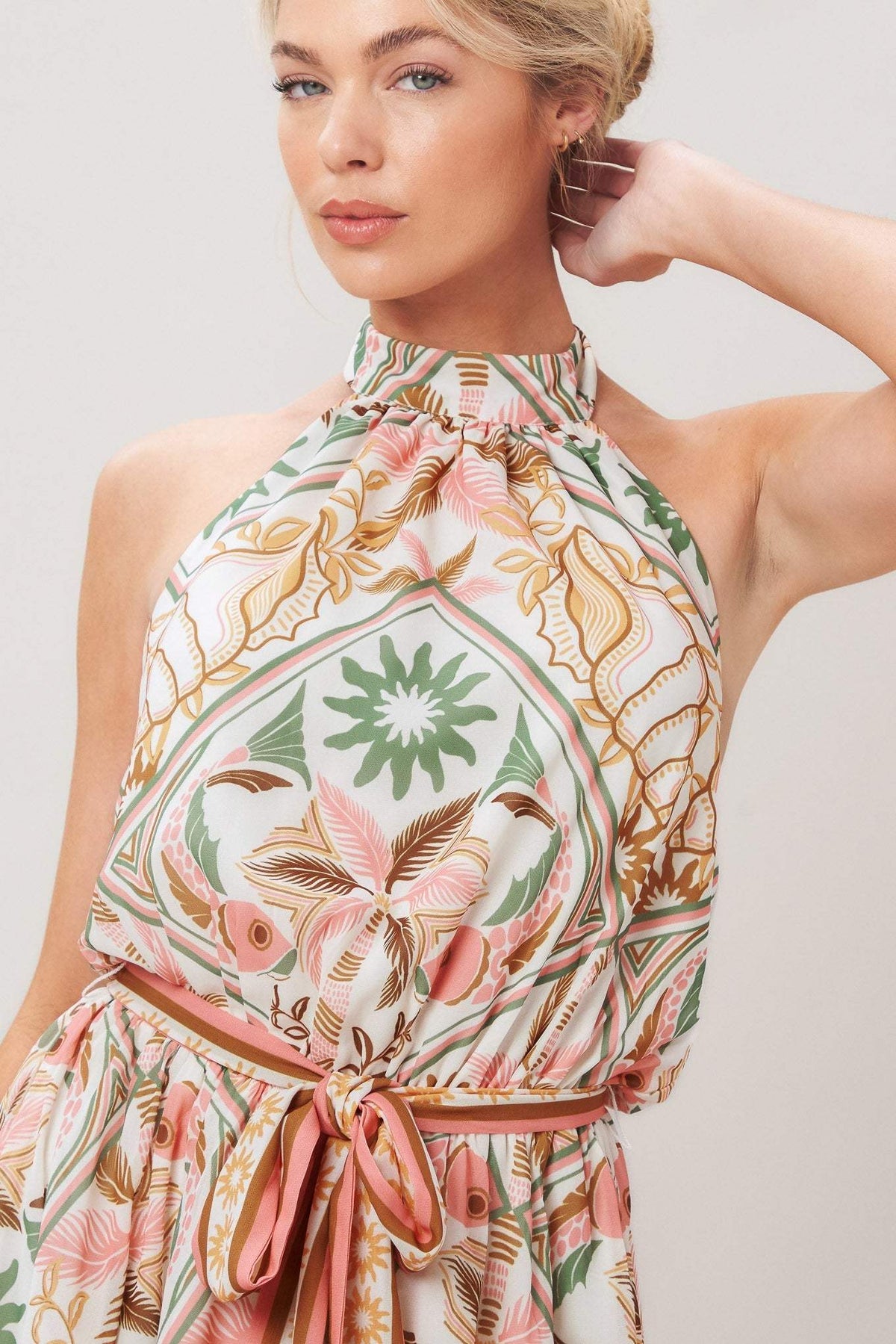 SOFT VOYAGE WOVEN MINI DRESS - Flying Tomato - Flyclothing LLC
