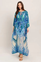 JUST LANDED IN PARADISE WOVEN KAFTAN MAXI DRESS - Flying Tomato - Flyclothing LLC