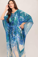 JUST LANDED IN PARADISE WOVEN KAFTAN MAXI DRESS - Flying Tomato - Flyclothing LLC