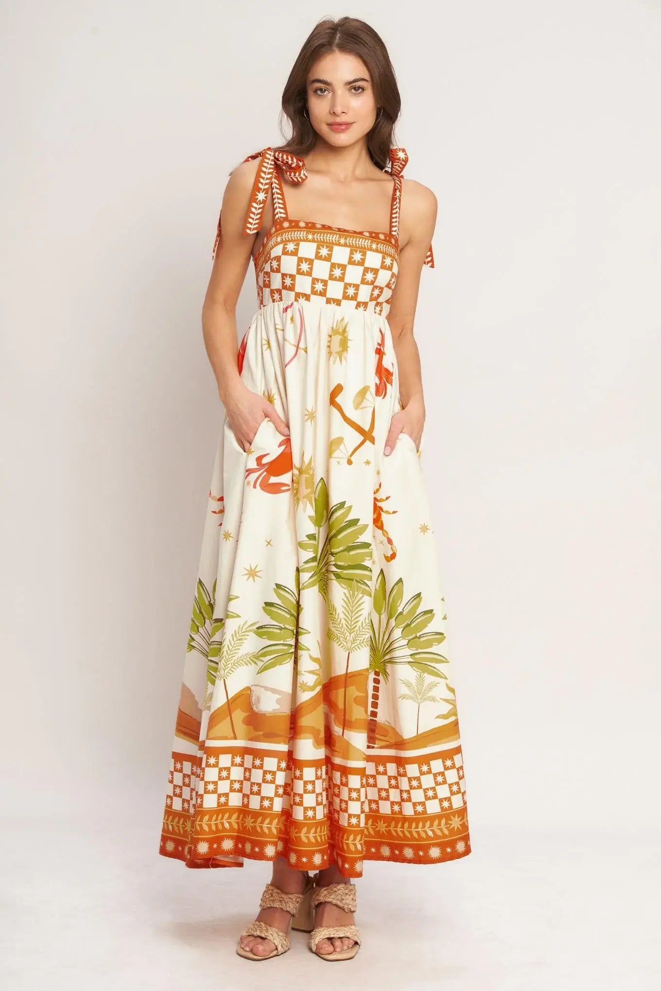 PALM COAST DREAM WOVEN MAXI DRESS - Flying Tomato - Flyclothing LLC