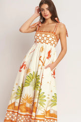 PALM COAST DREAM WOVEN MAXI DRESS - Flying Tomato - Flyclothing LLC
