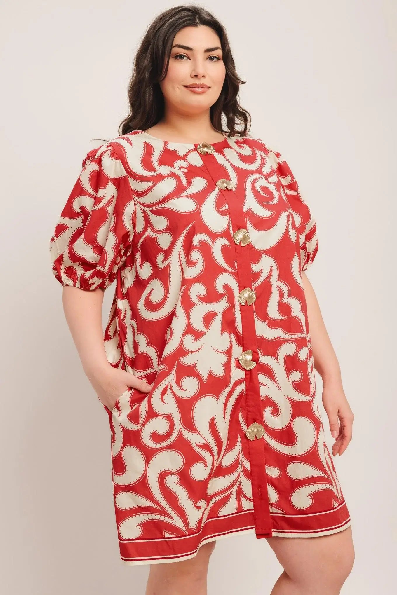 STRAIGHT & STRONG WOVEN MINI DRESS - Flying Tomato - Flyclothing LLC