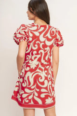 STRAIGHT & STRONG WOVEN MINI DRESS - Flying Tomato - Flyclothing LLC