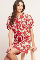 STRAIGHT & STRONG WOVEN MINI DRESS - Flying Tomato - Flyclothing LLC