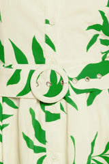 GREEN DAYDREAM WOVEN MIDI DRESS - Flying Tomato - Flyclothing LLC
