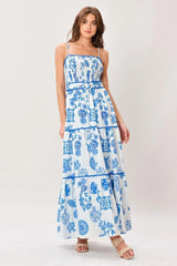 SANTORINI DREAM WOVEN MAXI DRESS - Flying Tomato - Flyclothing LLC