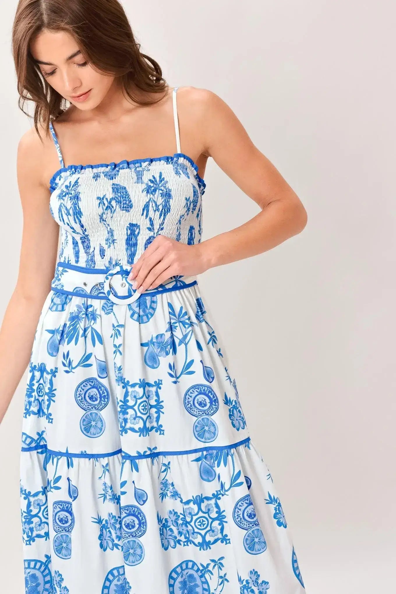 SANTORINI DREAM WOVEN MAXI DRESS - Flying Tomato - Flyclothing LLC