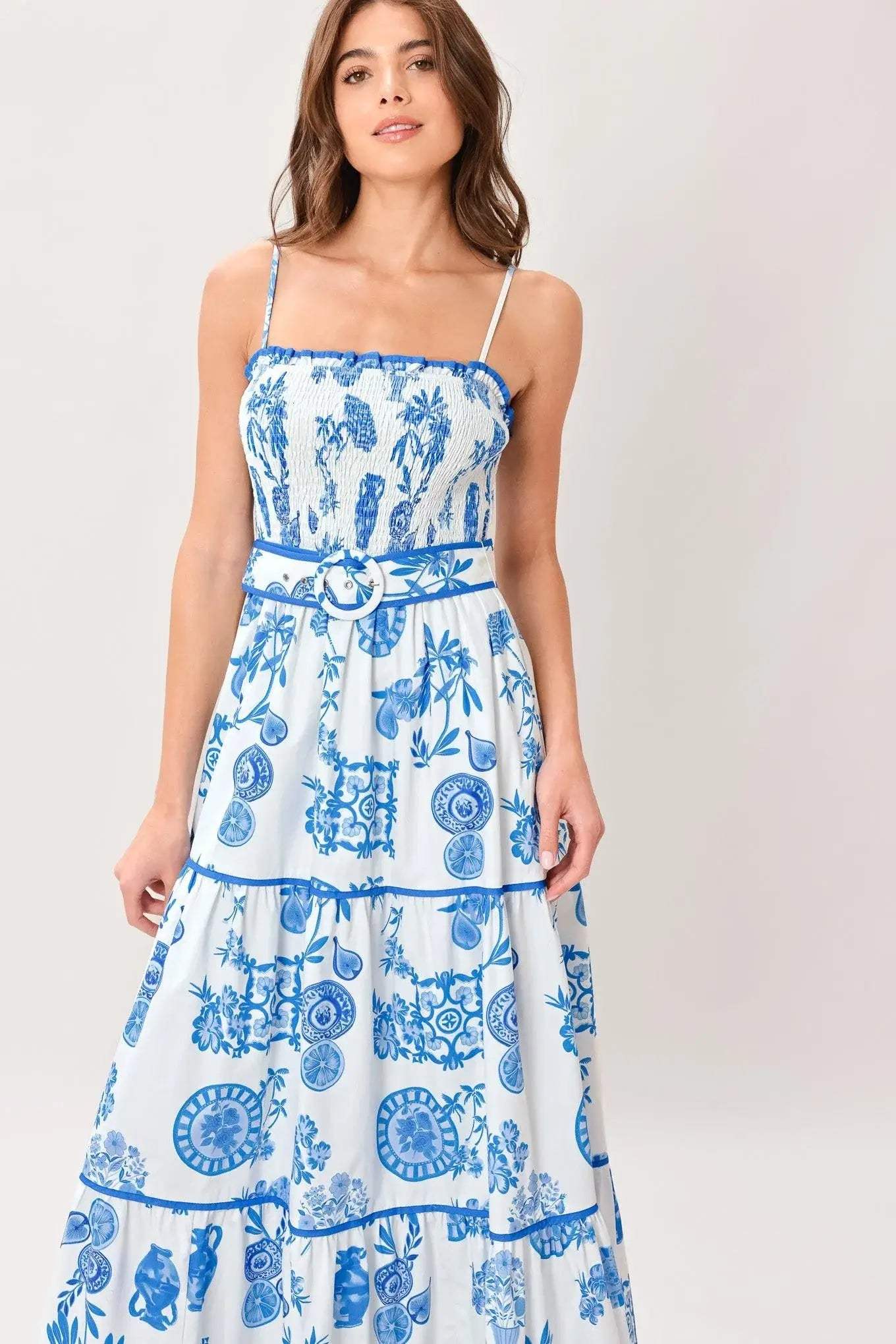 SANTORINI DREAM WOVEN MAXI DRESS - Flying Tomato - Flyclothing LLC