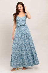 MODERN PRAIRIE BLOOM WOVEN MAXI DRESS - Flying Tomato - Flyclothing LLC