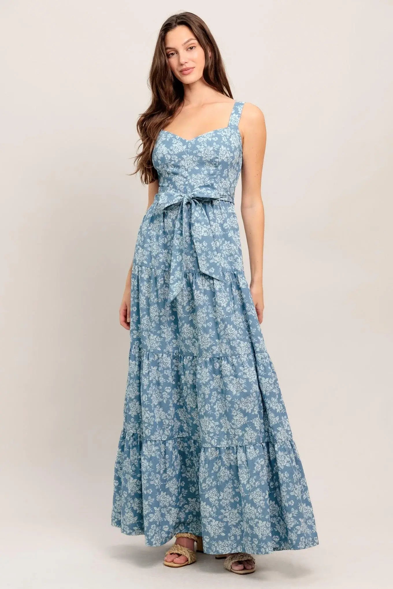 MODERN PRAIRIE BLOOM WOVEN MAXI DRESS - Flying Tomato - Flyclothing LLC
