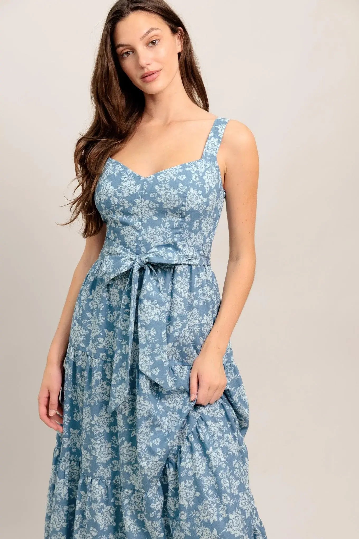 MODERN PRAIRIE BLOOM WOVEN MAXI DRESS - Flying Tomato - Flyclothing LLC