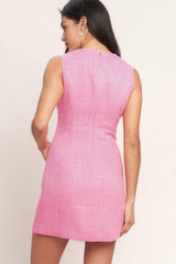 MAIN CHARACTER MOMENT TWEED MINI DRESS - Flying Tomato - Flyclothing LLC