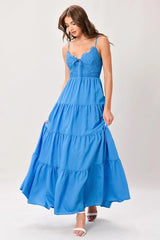 NOMAD BLOOM WOVEN MAXI DRESS - Flying Tomato - Flyclothing LLC