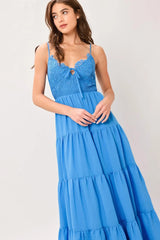 NOMAD BLOOM WOVEN MAXI DRESS - Flying Tomato - Flyclothing LLC