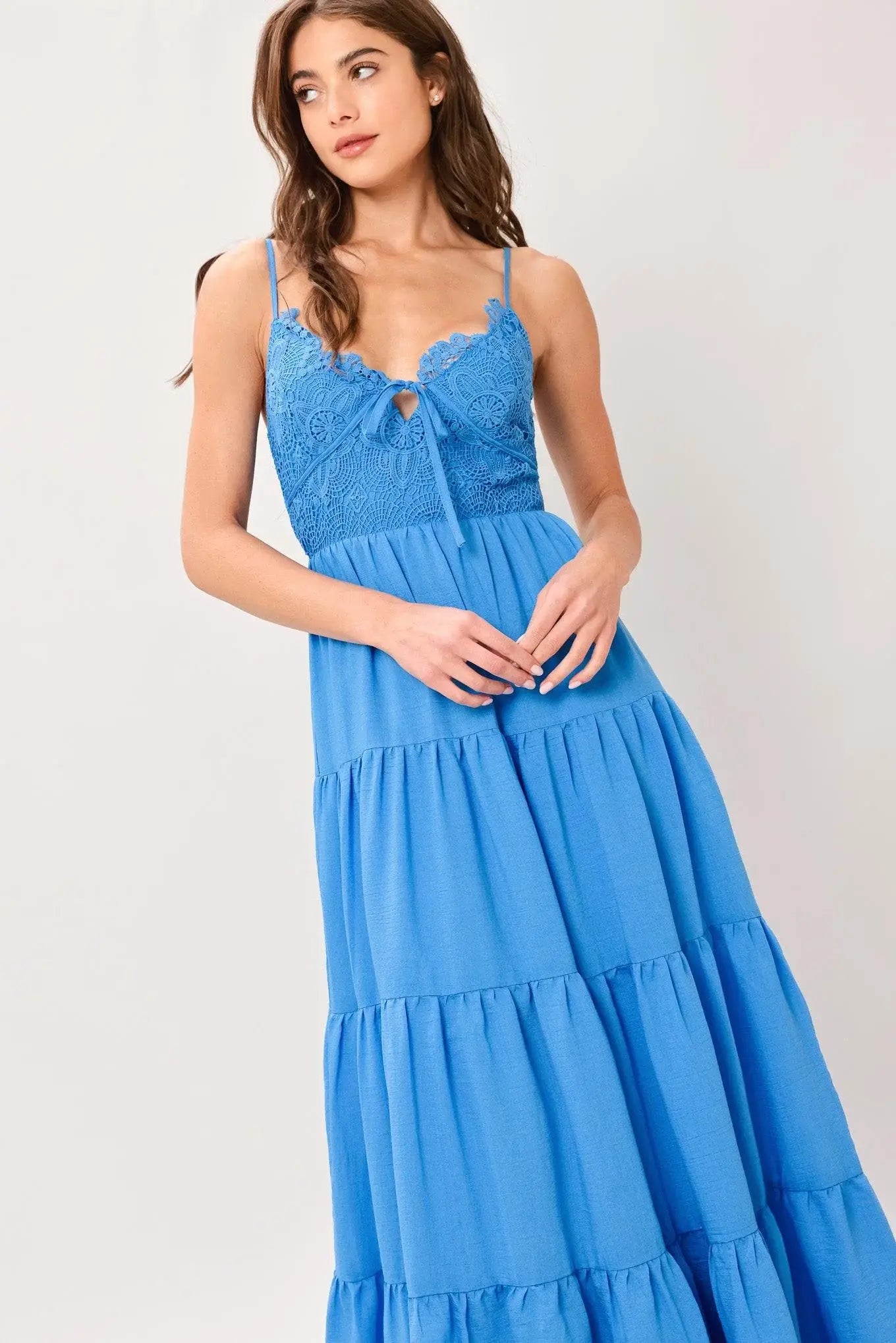 NOMAD BLOOM WOVEN MAXI DRESS - Flying Tomato - Flyclothing LLC