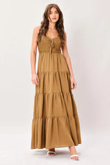 NOMAD BLOOM WOVEN MAXI DRESS - Flying Tomato - Flyclothing LLC