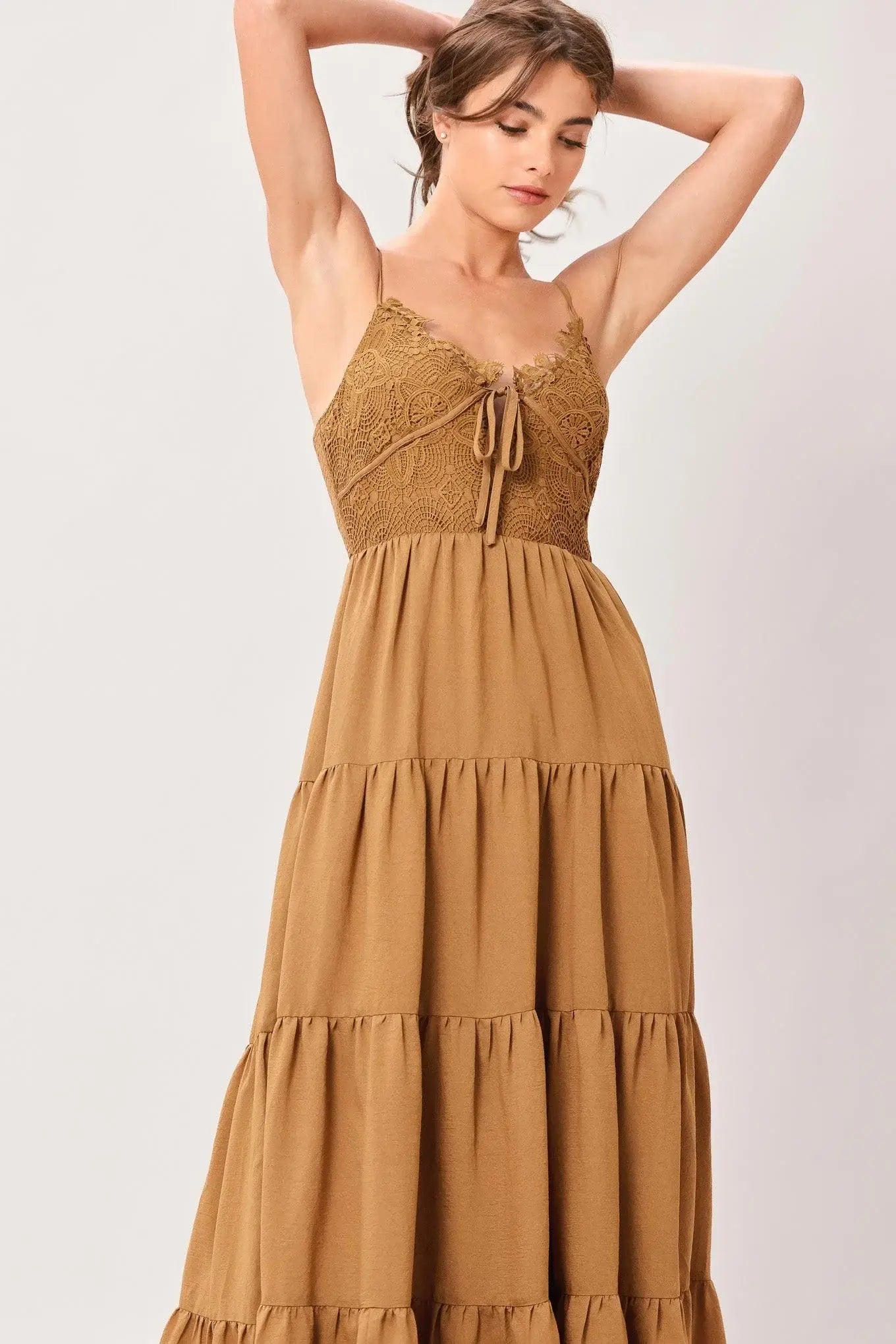 NOMAD BLOOM WOVEN MAXI DRESS - Flying Tomato - Flyclothing LLC
