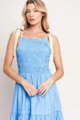 SWEET SERENITY TIERED WOVEN MAXI DRESS - Flying Tomato - Flyclothing LLC