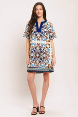 MEDITERRANEAN SOUL WOVEN MINI DRESS - Flying Tomato - Flyclothing LLC