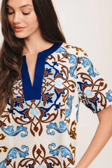 MEDITERRANEAN SOUL WOVEN MINI DRESS - Flying Tomato - Flyclothing LLC