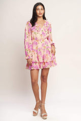 SWEET SERENDIPITY WOVEN MINI DRESS - Flying Tomato - Flyclothing LLC