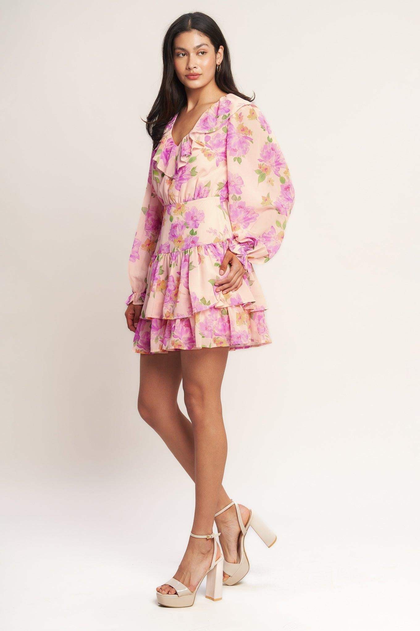 SWEET SERENDIPITY WOVEN MINI DRESS - Flying Tomato - Flyclothing LLC