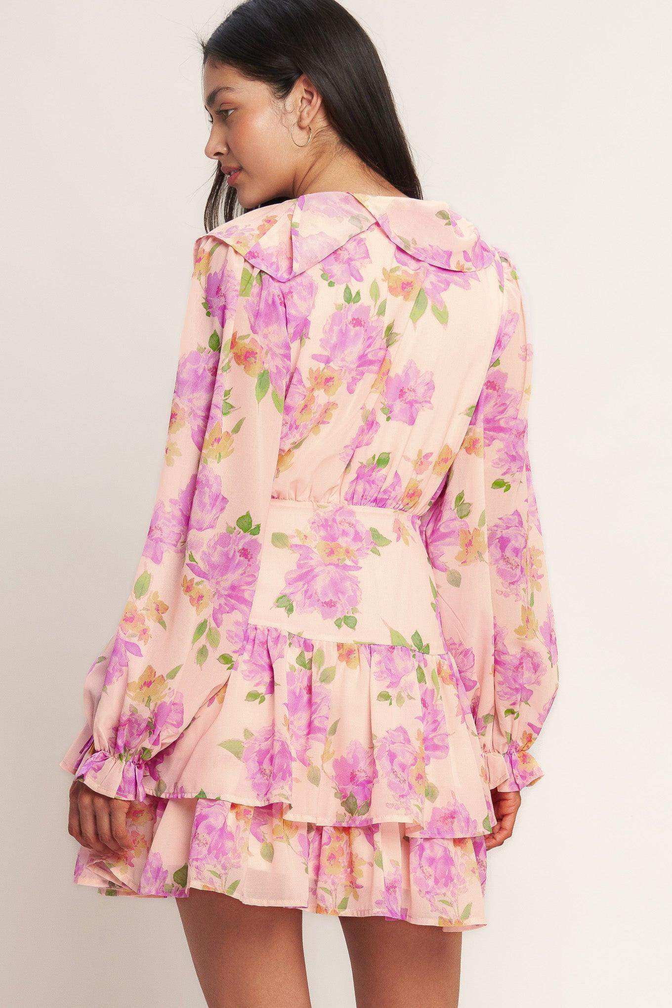 SWEET SERENDIPITY WOVEN MINI DRESS - Flying Tomato - Flyclothing LLC