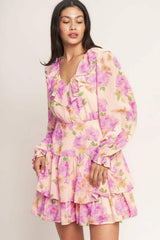 SWEET SERENDIPITY WOVEN MINI DRESS - Flying Tomato - Flyclothing LLC