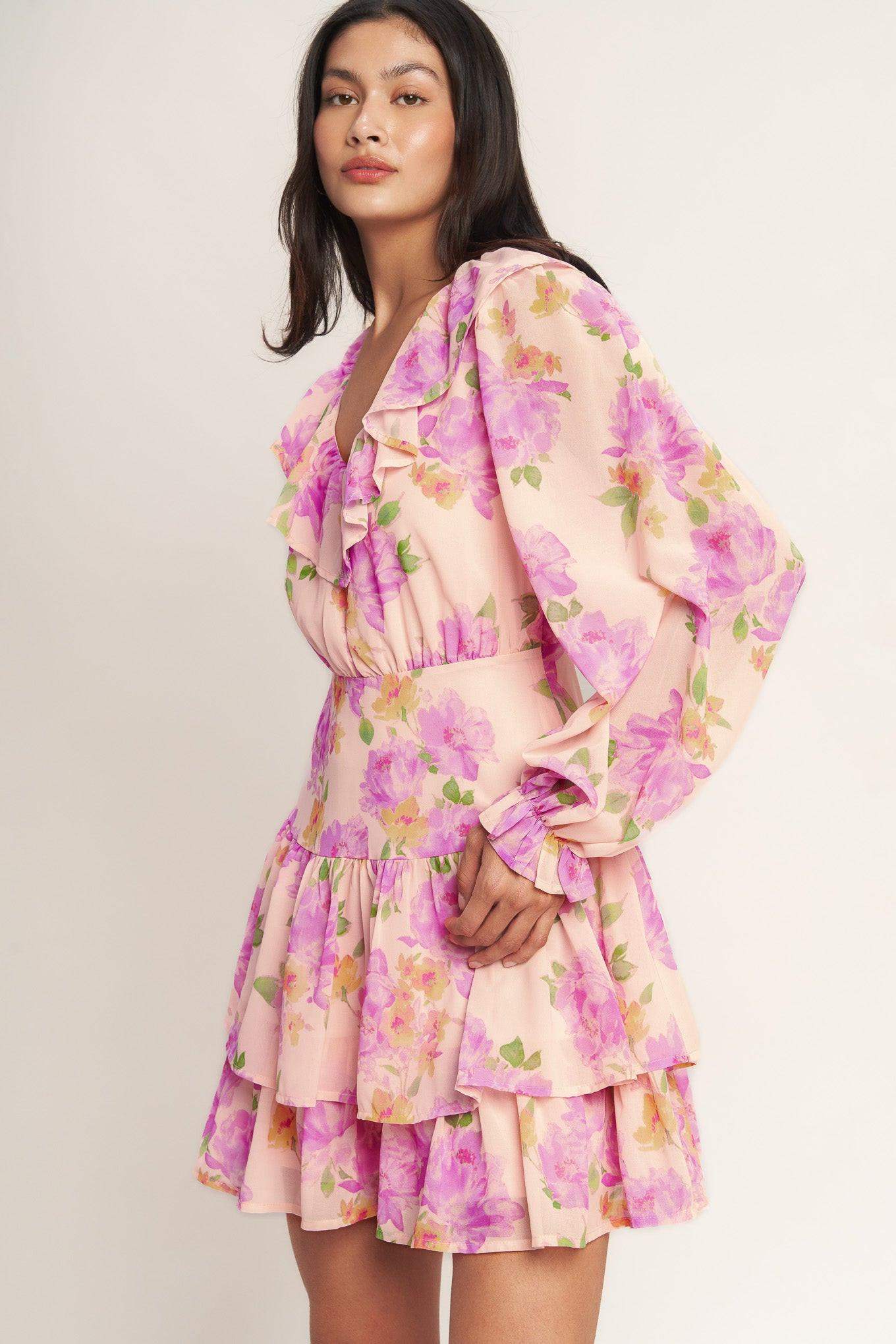 SWEET SERENDIPITY WOVEN MINI DRESS - Flying Tomato - Flyclothing LLC