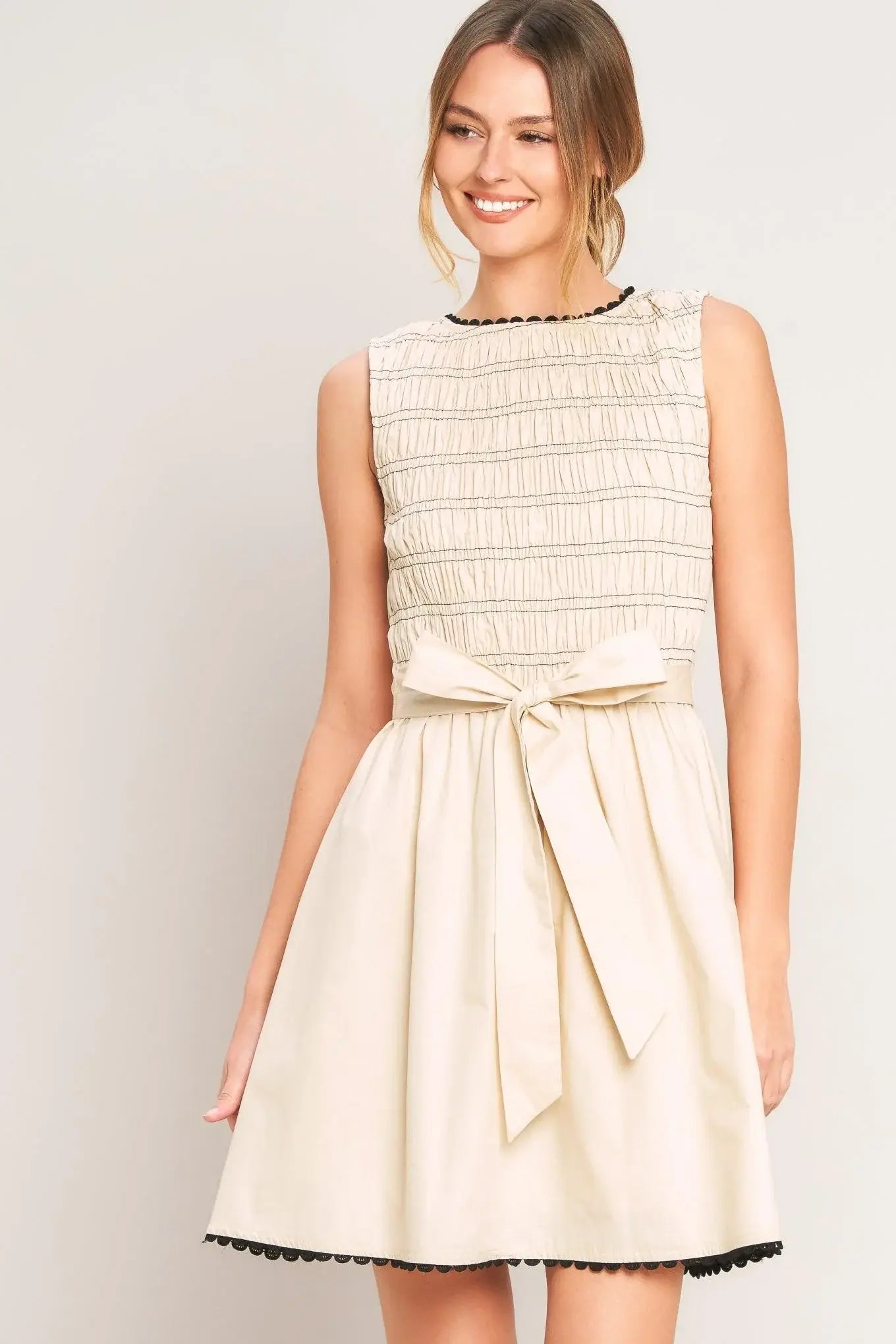 LOVELY ESCAPE WOVEN MINI DRESS - Flying Tomato - Flyclothing LLC