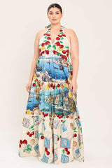 ITALIAN RIVIERA DREAM WOVEN MAXI DRESS - Flying Tomato - Flyclothing LLC