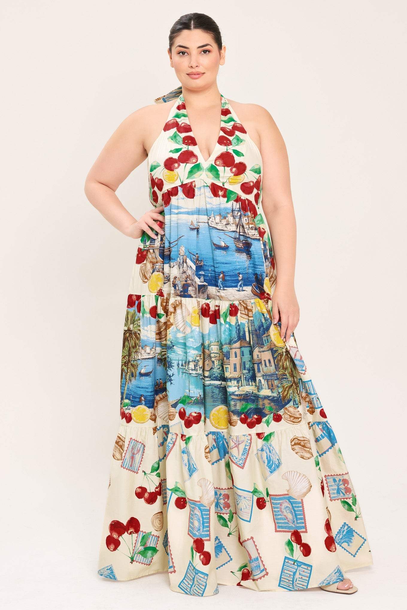 ITALIAN RIVIERA DREAM WOVEN MAXI DRESS - Flying Tomato - Flyclothing LLC