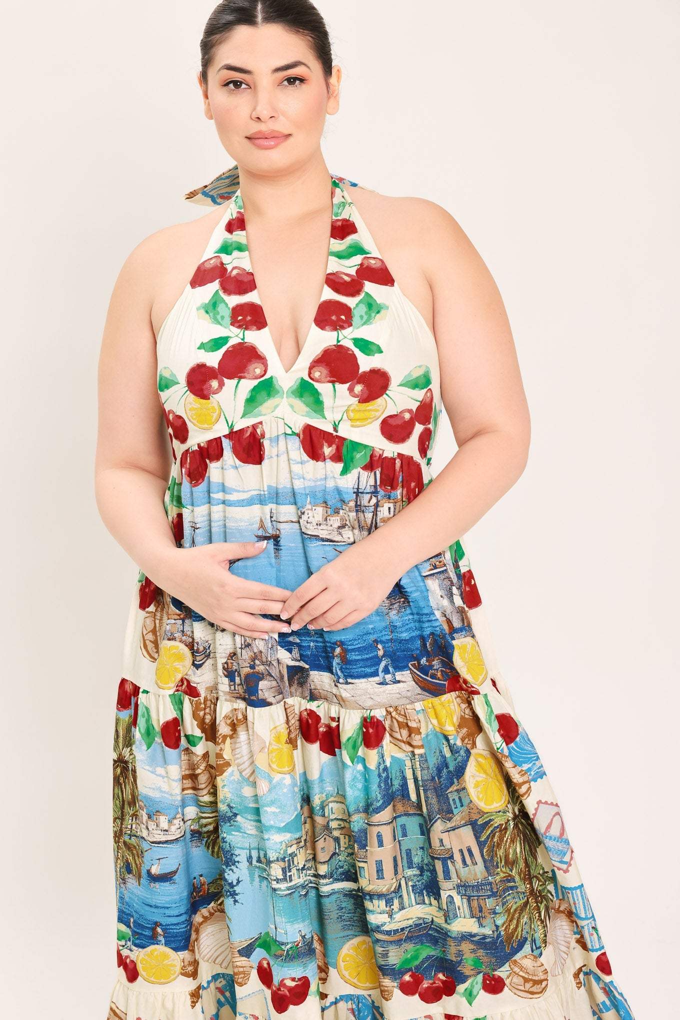 ITALIAN RIVIERA DREAM WOVEN MAXI DRESS - Flying Tomato - Flyclothing LLC