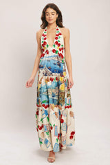 ITALIAN RIVIERA DREAM WOVEN MAXI DRESS - Flying Tomato - Flyclothing LLC