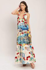 ITALIAN RIVIERA DREAM WOVEN MAXI DRESS - Flying Tomato - Flyclothing LLC
