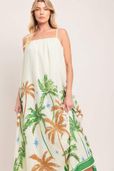 CARIBBEAN BREEZE WOVEN MAXI DRESS