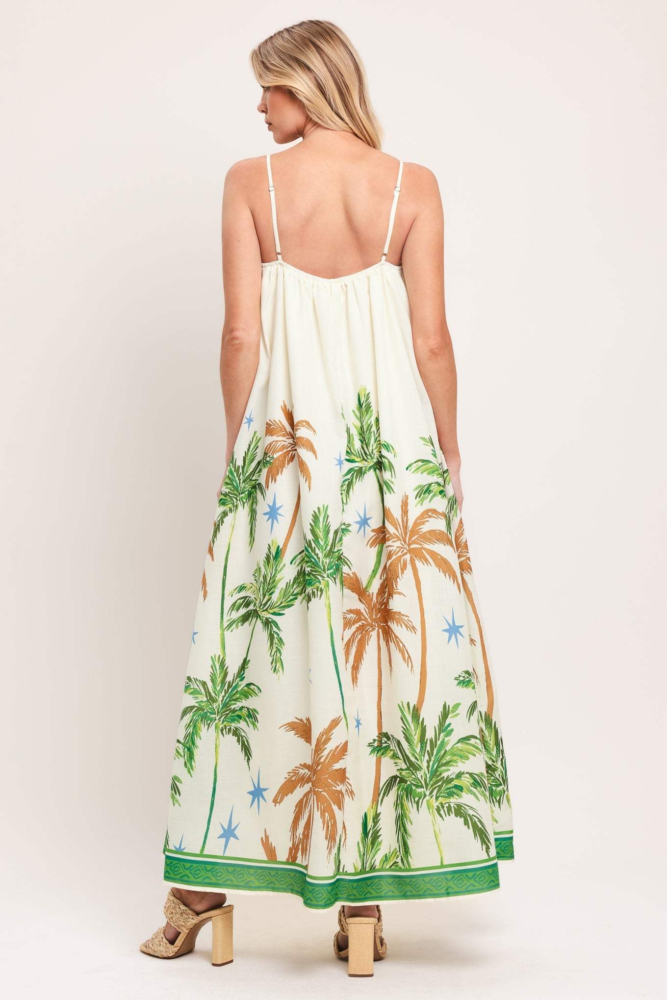 CARIBBEAN BREEZE WOVEN MAXI DRESS