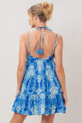 IBIZA WAVE WOVEN MINI DRESS - Flying Tomato - Flyclothing LLC